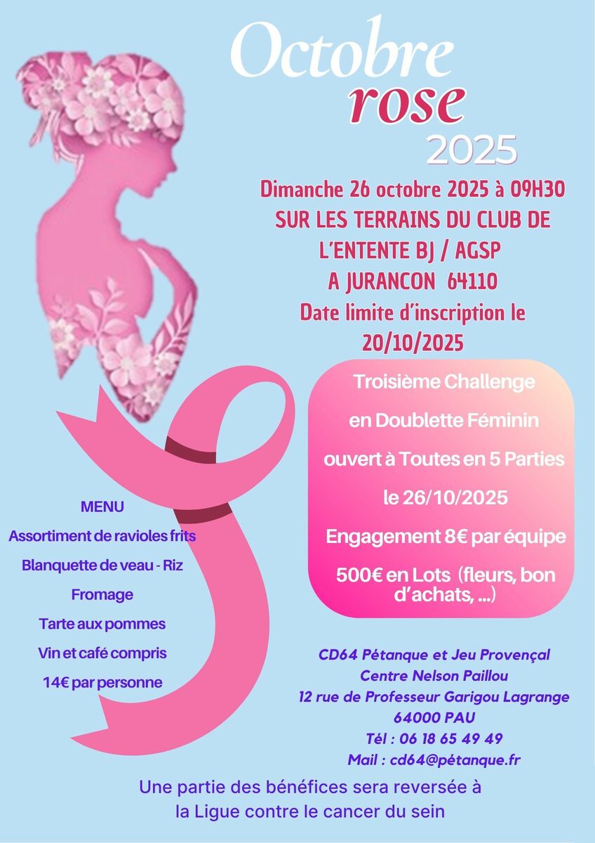 3ième Challenge Octobre Rose