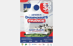 Championnat de France Doublette Mixte à SAINT FLOUR 