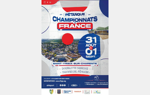 Championnats de France Doublette Sénior Masculin et Individuel Sénior Féminin