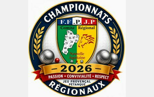 Championnat Régional Triplette Jeunes à Neuvic le 30 &amp; 31 Mai