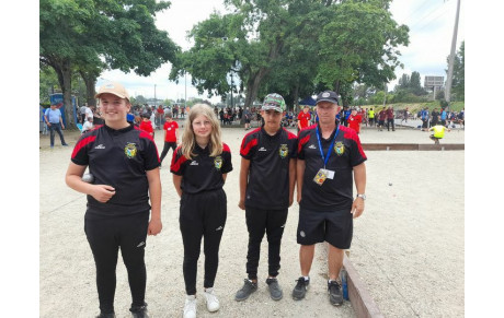 Championnats régionaux des triplettes jeunes à Bruges